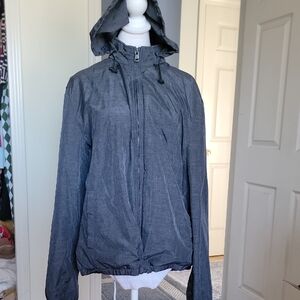 Banana Republic Size Medium Gray Hooded Jacket